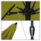 California Umbrella 9' Bronze Aluminum Market Patio Umbrella, Pacifica Ginkgo 194061337615 - alternate 2